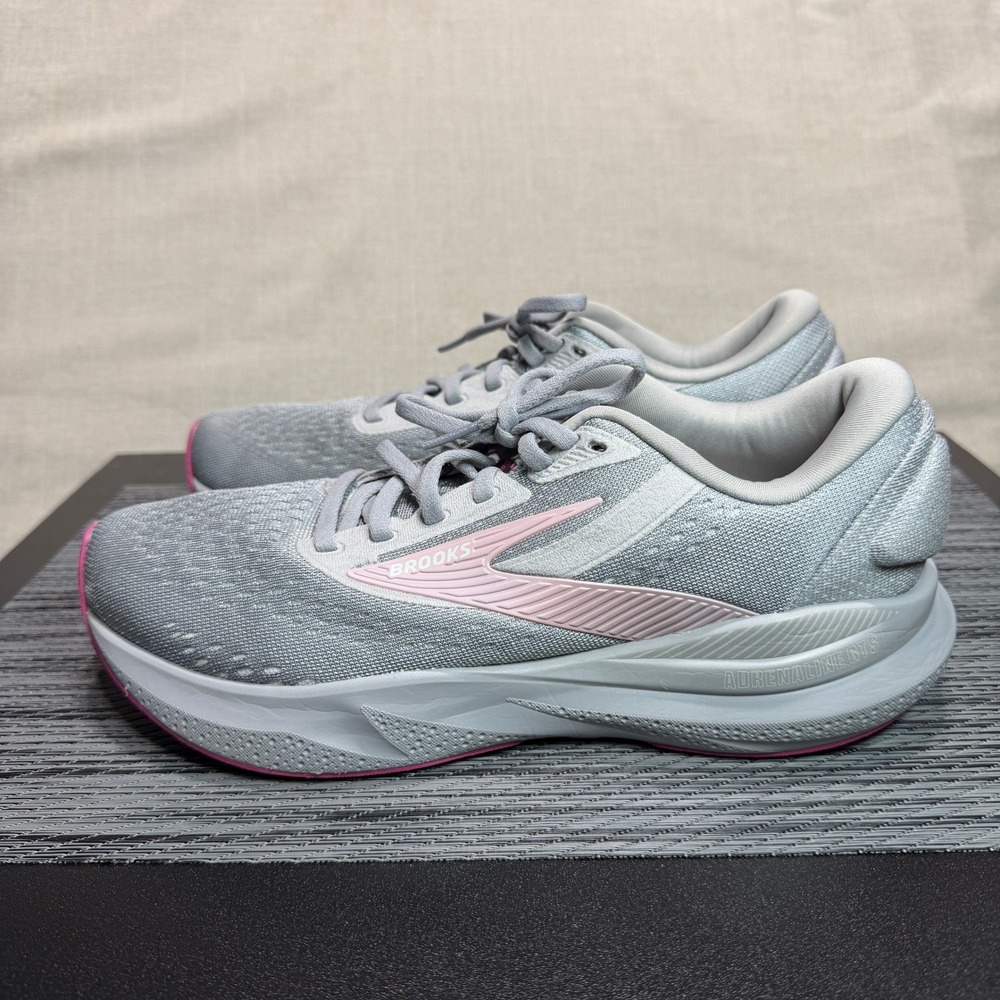 Brooks Adrenaline GTS 24 Shoes - Womens 8.5 - Gray Pink 1204261B019 Running